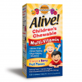 Kẹo Nhai Vitamin Tổng Hợp Trẻ Em Alive Children's Chewable Multi-Vitamin 120 Viên